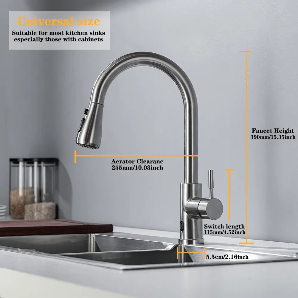 Smart Touchless Kitchen Faucet