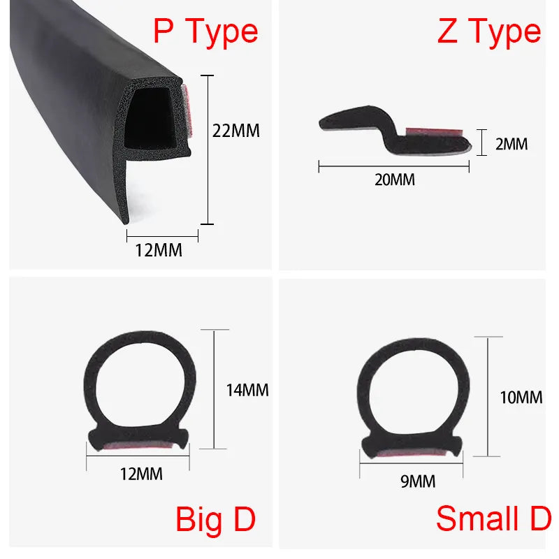 Car Door Seal Strip Auto Stickers