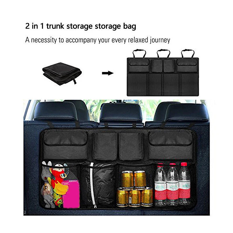 Universal Large Capacity Auto Storage Organizer Car Trunk