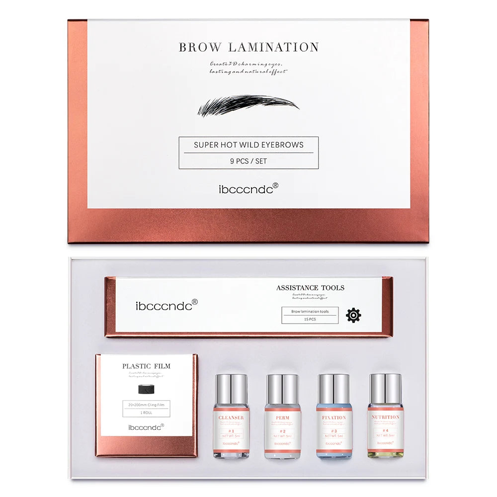 Lash Lift Kit and Eyebrow Lamination Kit for home use