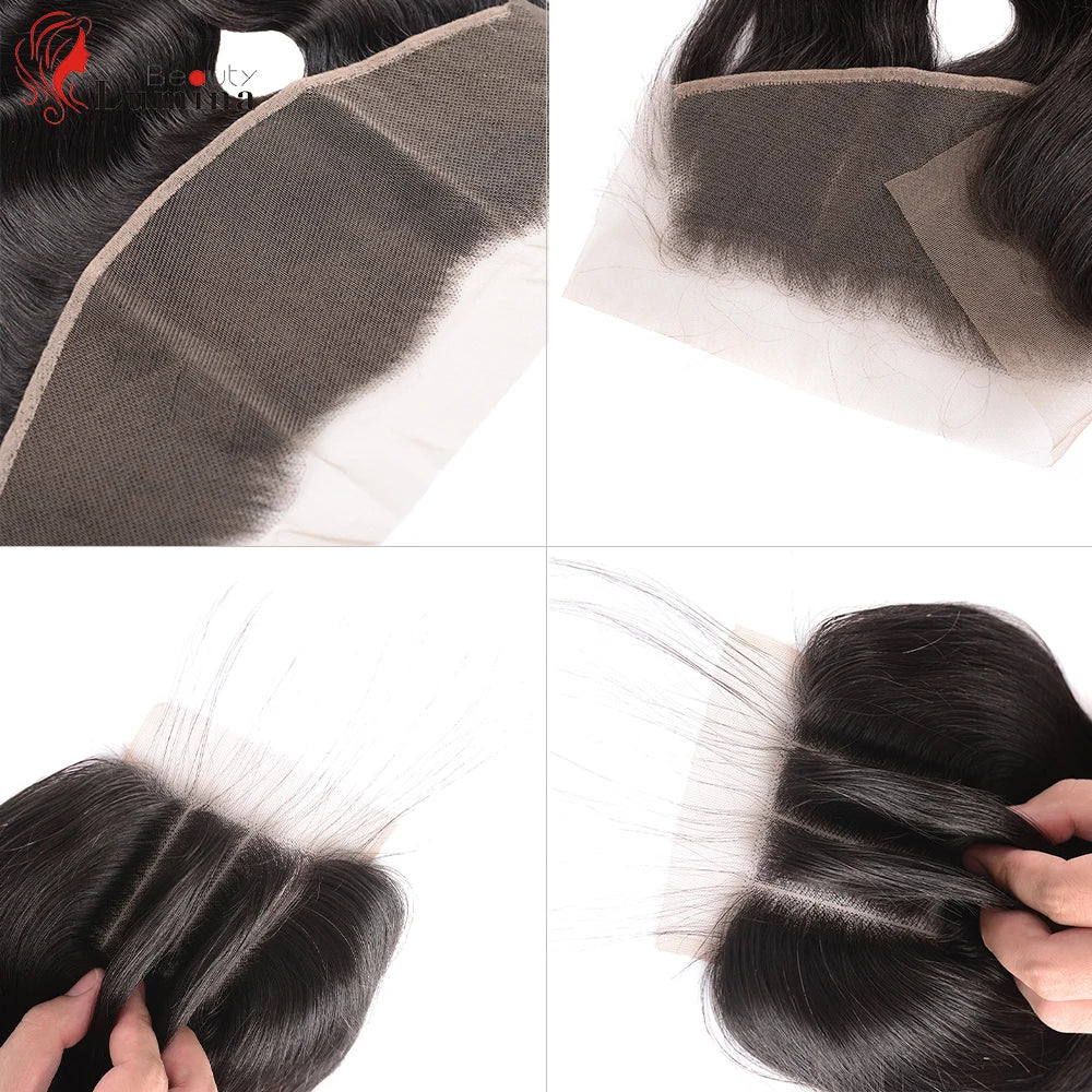 8-22 inches 4x4 Frontal Lace Body Wave Closure