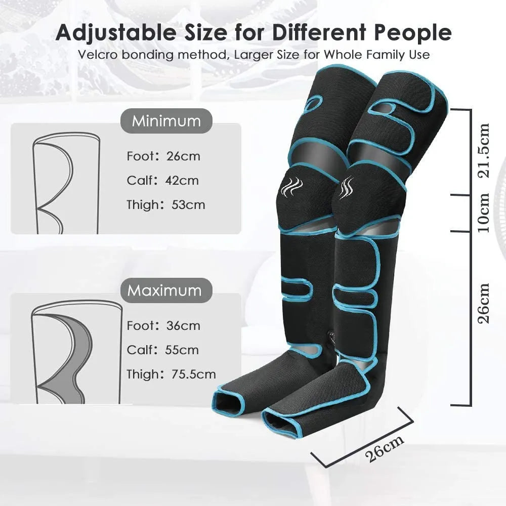 360° foot air pressure leg massager promotes blood circulation