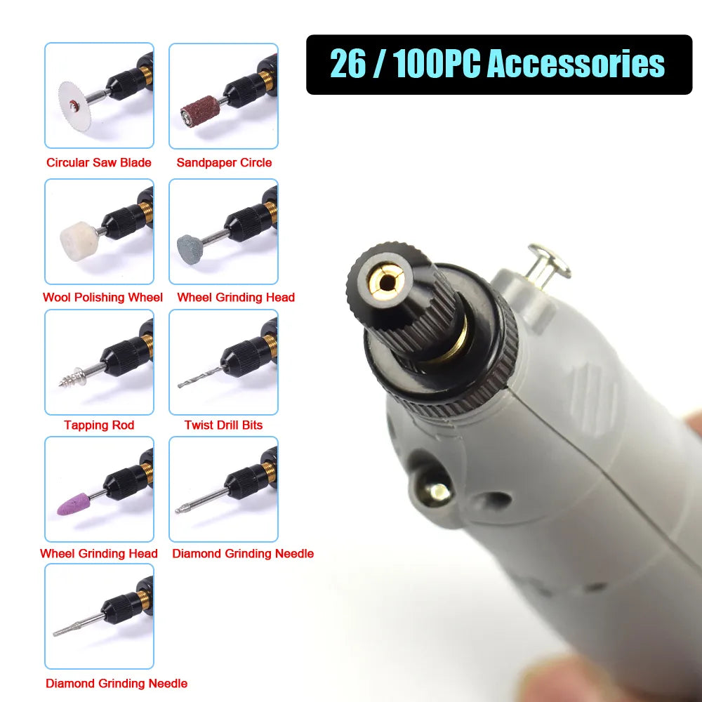 USB Charging Variable Speed Mini Grinder Machine