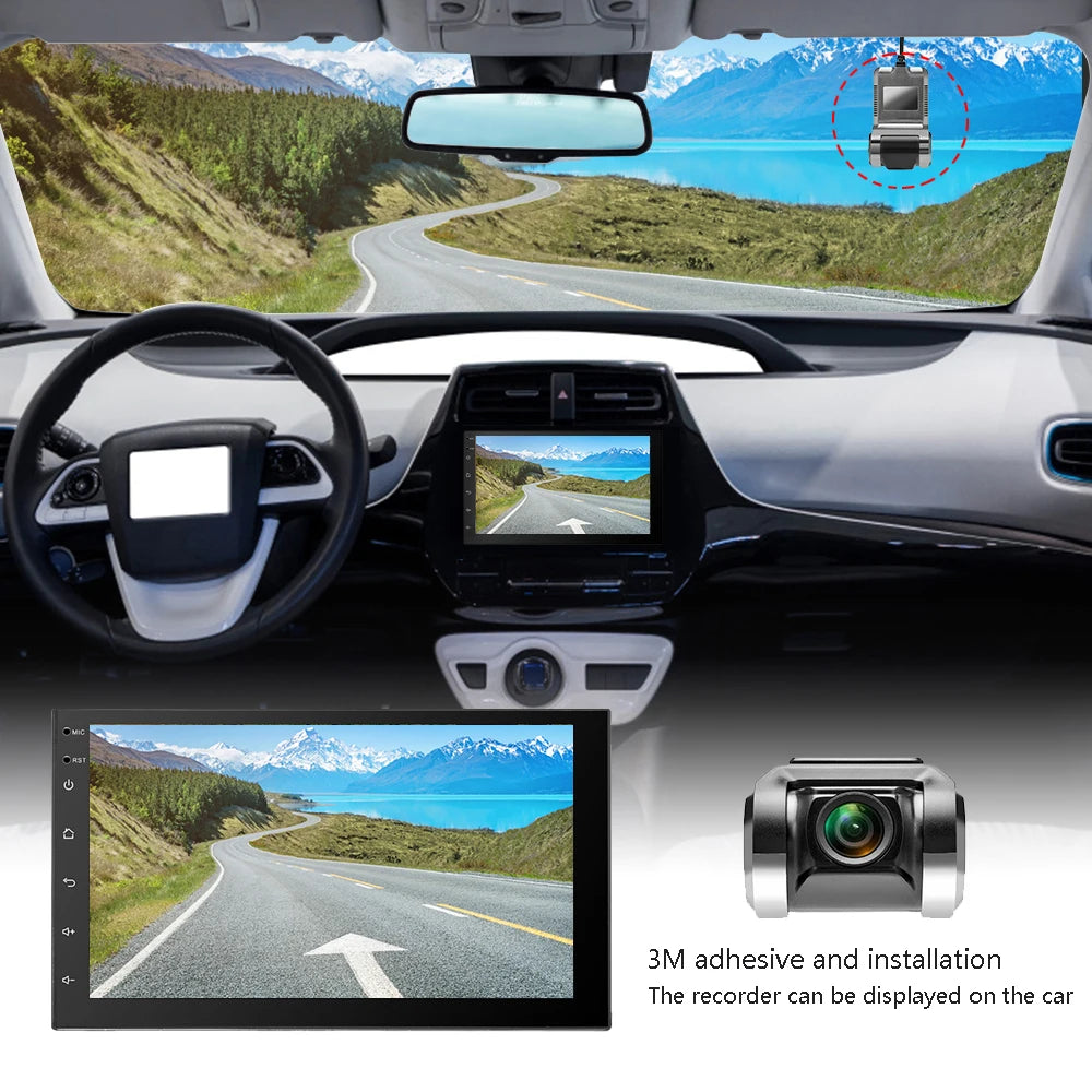 Auto Recorder Dash Cam for Android Multimedia Player DVD