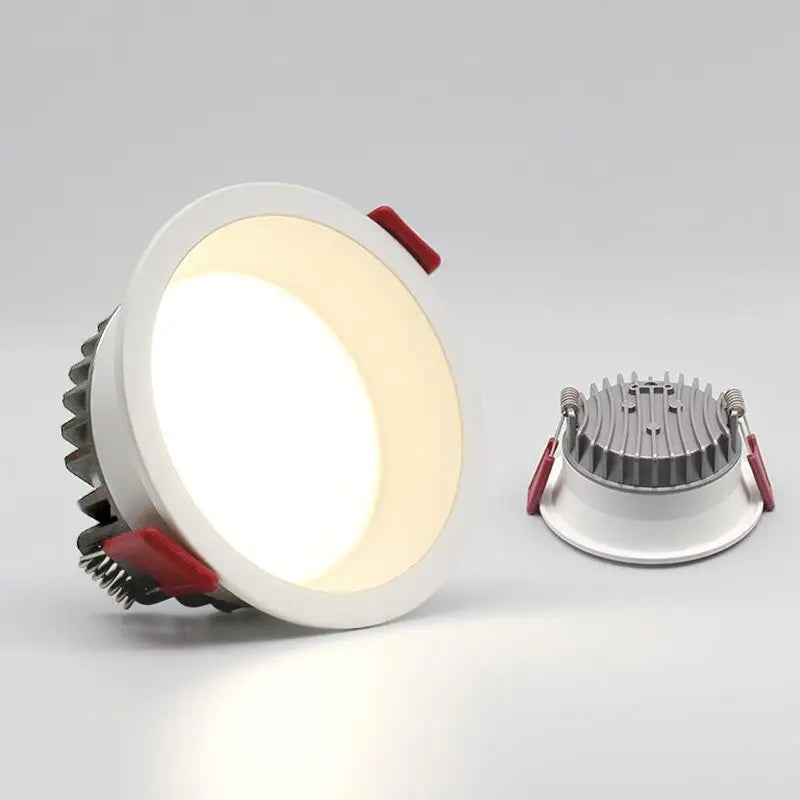 7W/9W/12W/15W Dimmable AC85~265V Recessed Anti Glare LED Downlights