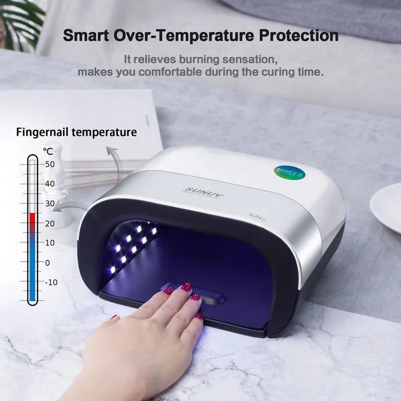 Smart 2.0 48W UV LED Lamp Nail with Smart Timer Nail Dryer