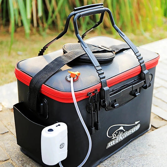 Portable Water Tank Tackle Live Fish Box