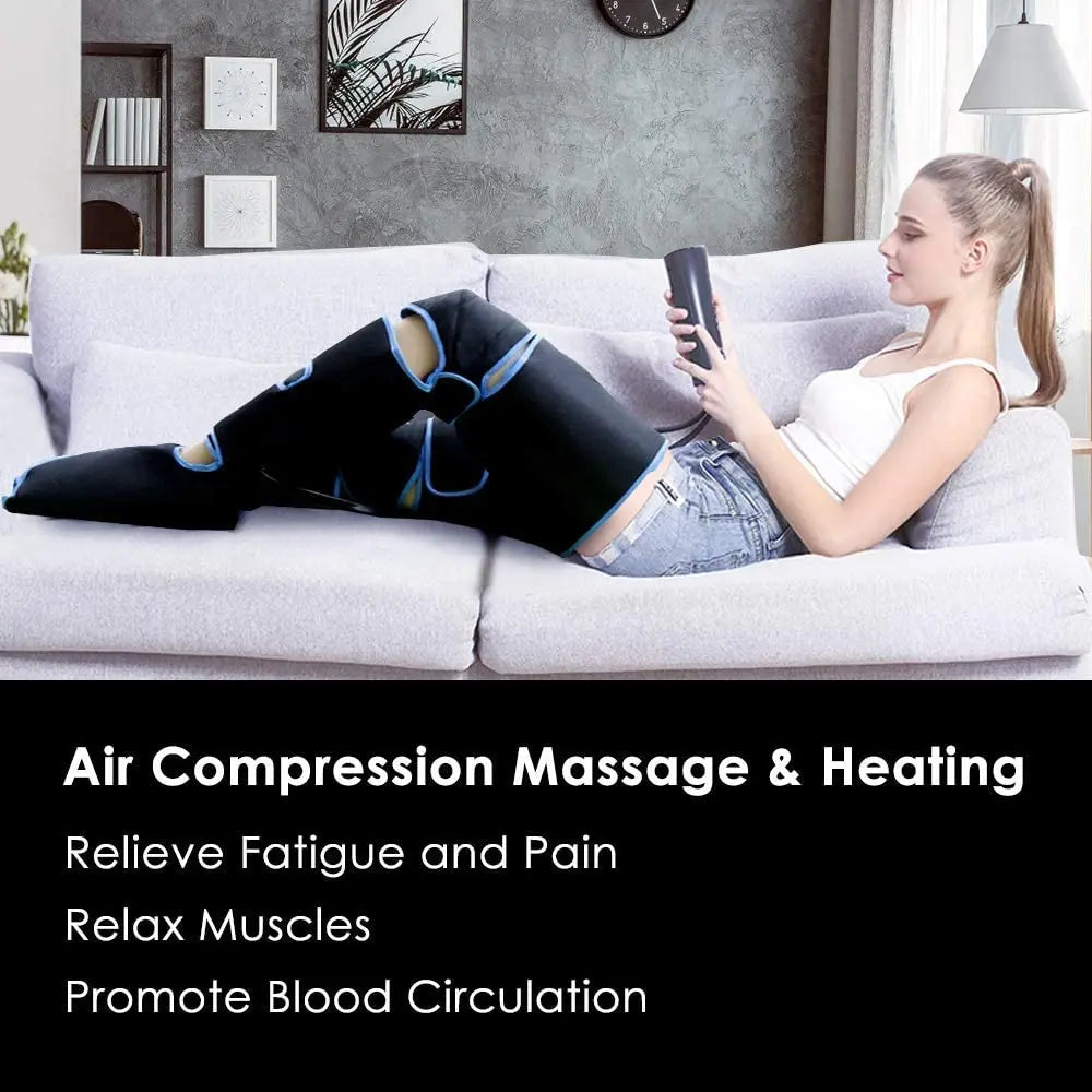 360° foot air pressure leg massager promotes blood circulation