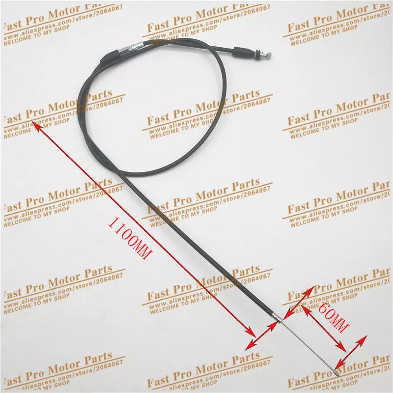 49cc 50cc 70cc 90cc 110cc Gas Throttle Cable And Thumb Oiler