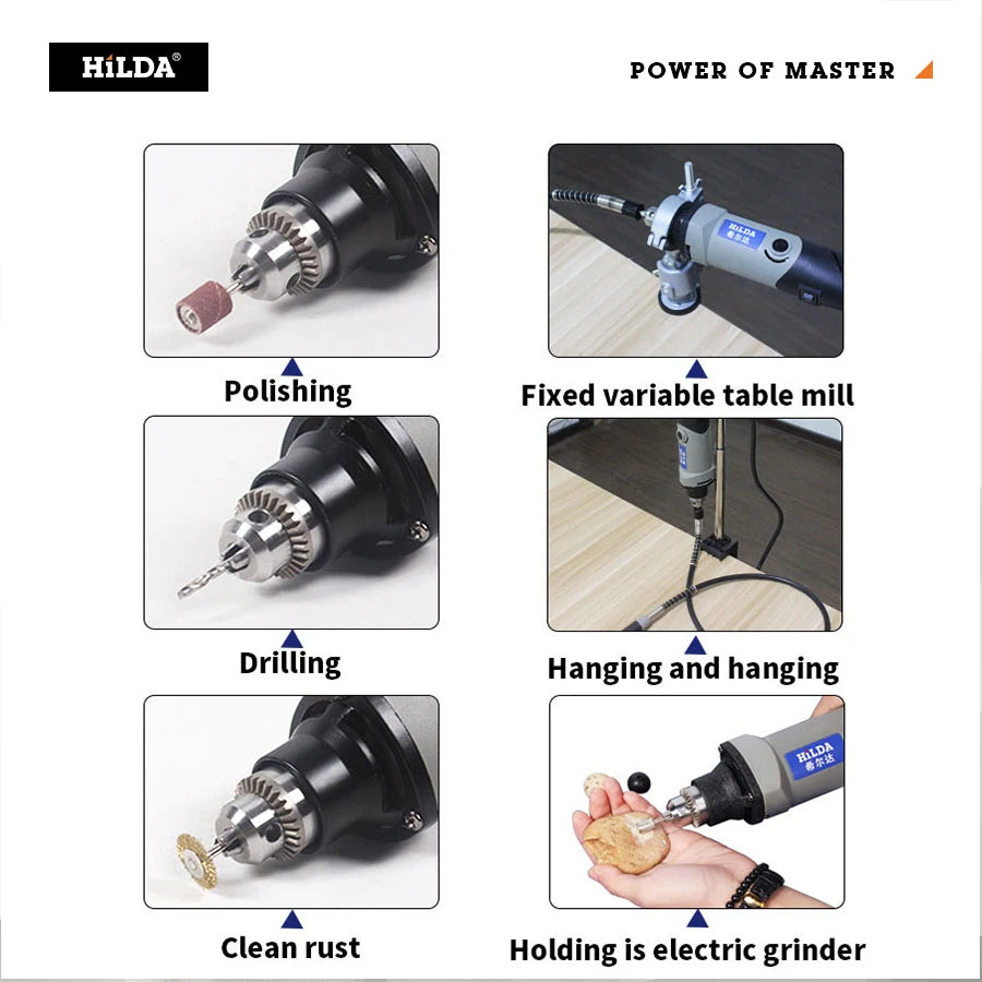 6 position Electric Rotary Drill Tool