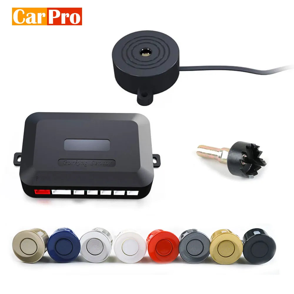 4 Sensors 12V 22mm Car Parking Sensor Kit