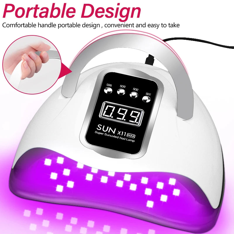 66LEDs Powerful UV LED Nail Dryer For Nail Gel Polish