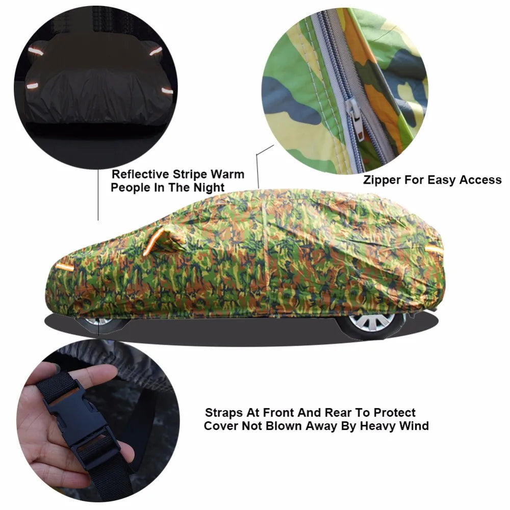 Waterproof outdoor camouflage car covers