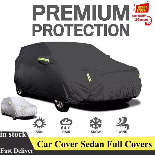 Full Car Covers with Reflective Strip