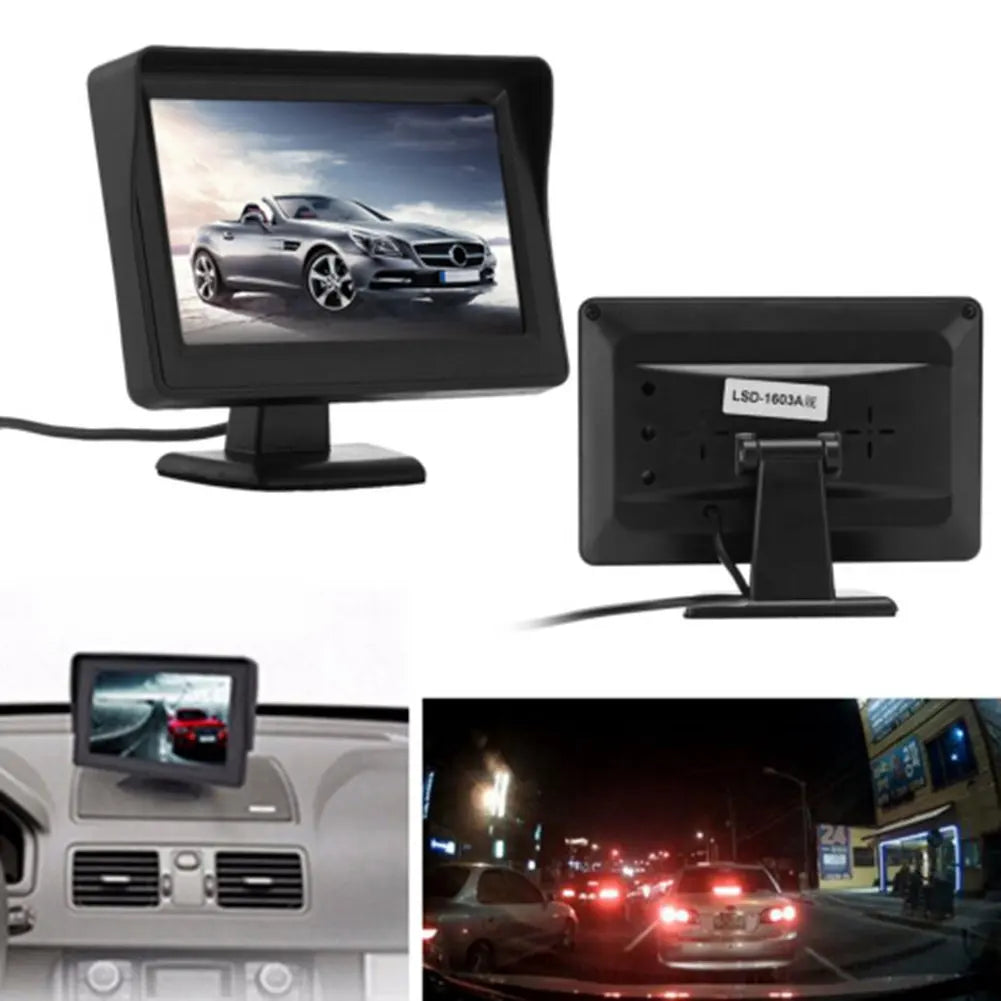 Auto Parking Rear View Camera Assistance with 4LED Night Vision