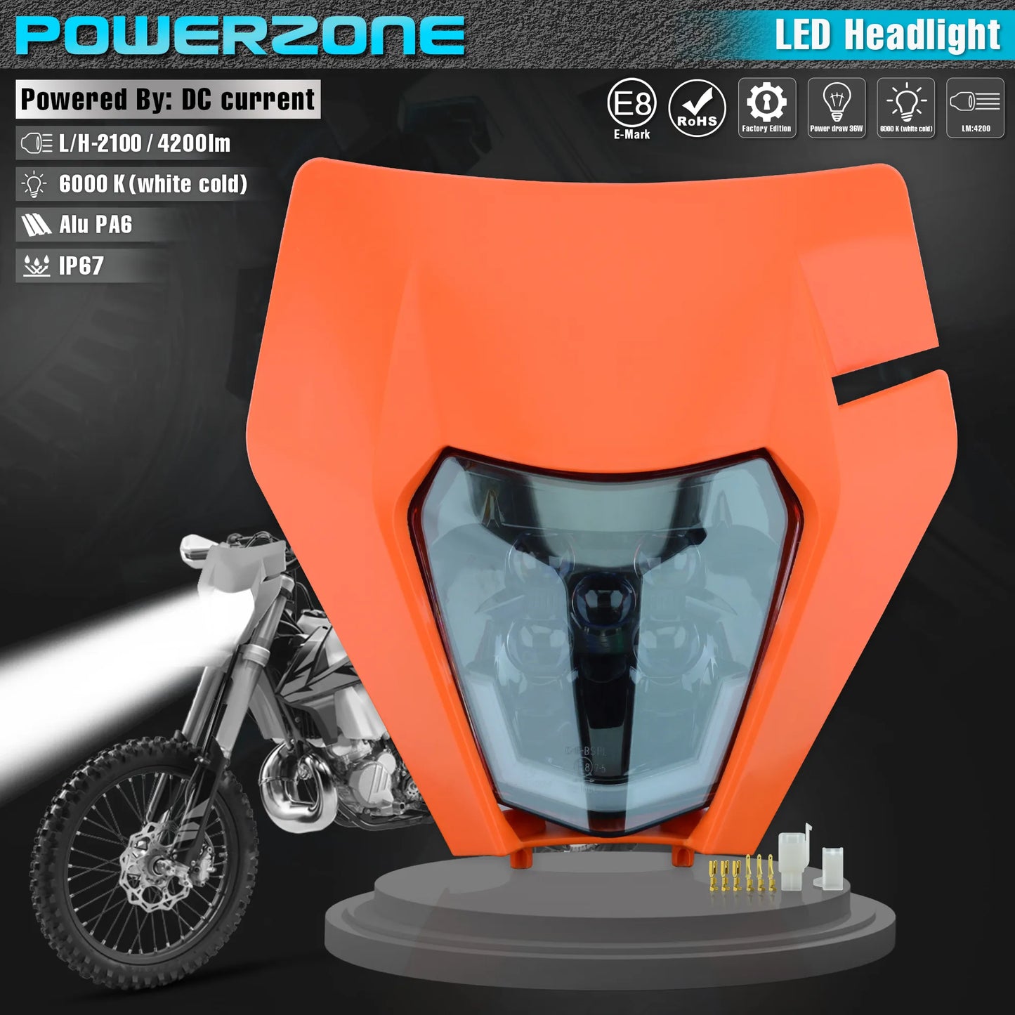 Motorcycle LED Headlight