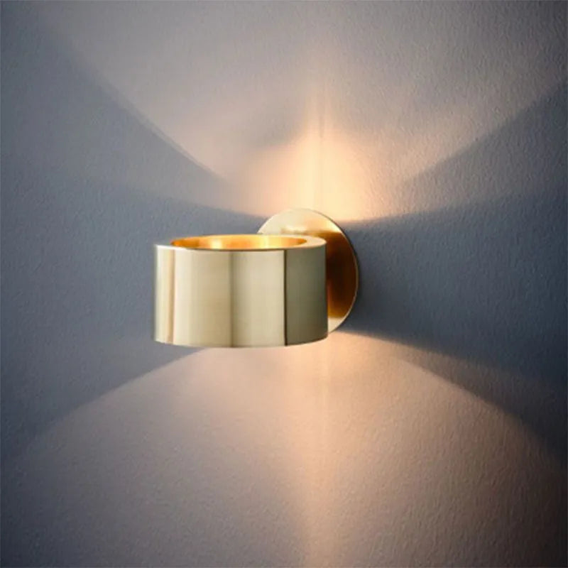 Minimalist Golden Sconce Luminaire Lights Wall Lamp