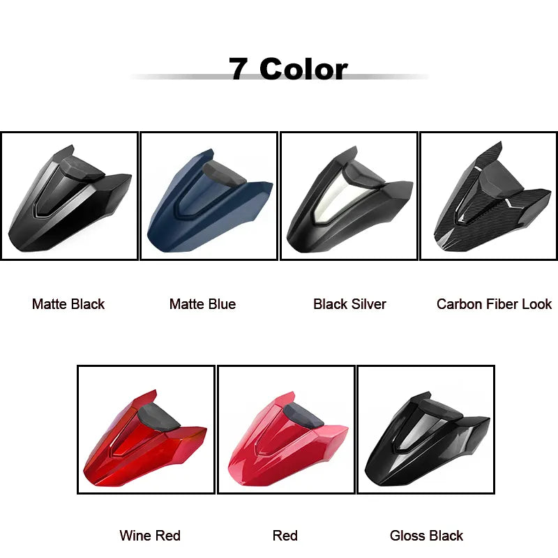 Motorcycle Rear Passenger Cowl Seat Back Cover