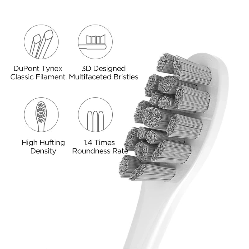 2/4 PCS Replacement Brush Heads for Electric Toothbrush