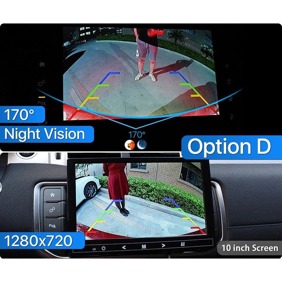 170° AHD 1080P Vehicle Rear View Camera