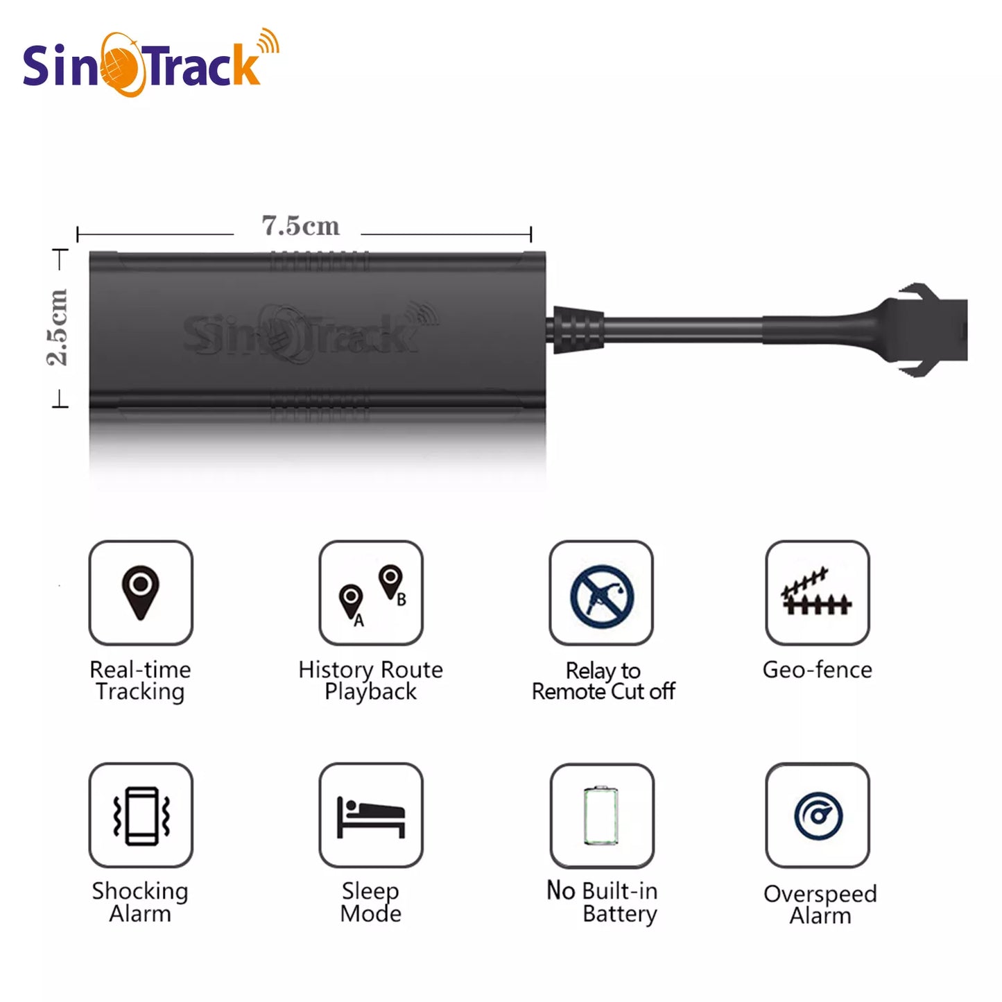 Mini Vehicle GPS Tracker with Remote Control and Real Time Monitoring System