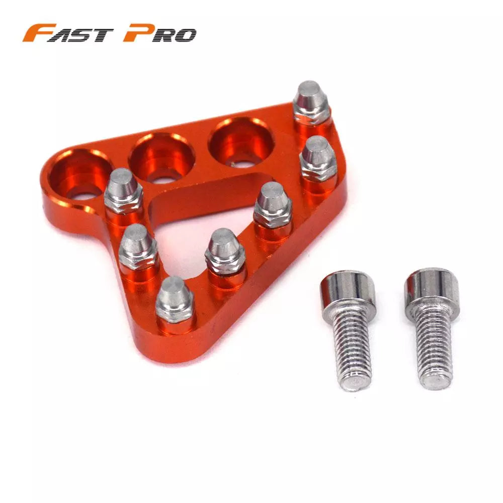 Motorcycle Rear Foot Brake Pedal Lever Step Tip Plate