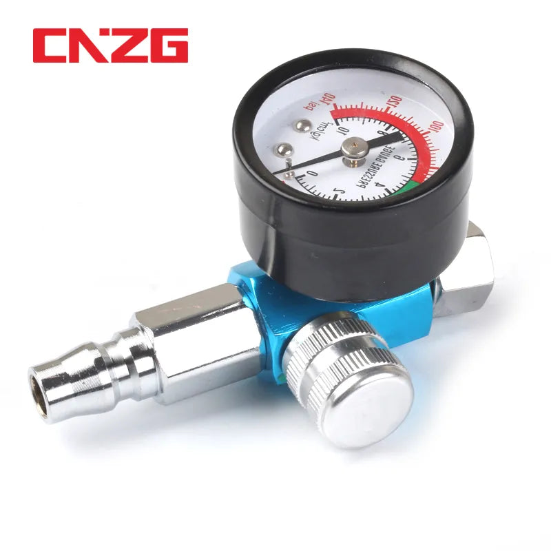 Air Regulator Gauge Spray Gun Pneumatic Tools For Airbrush