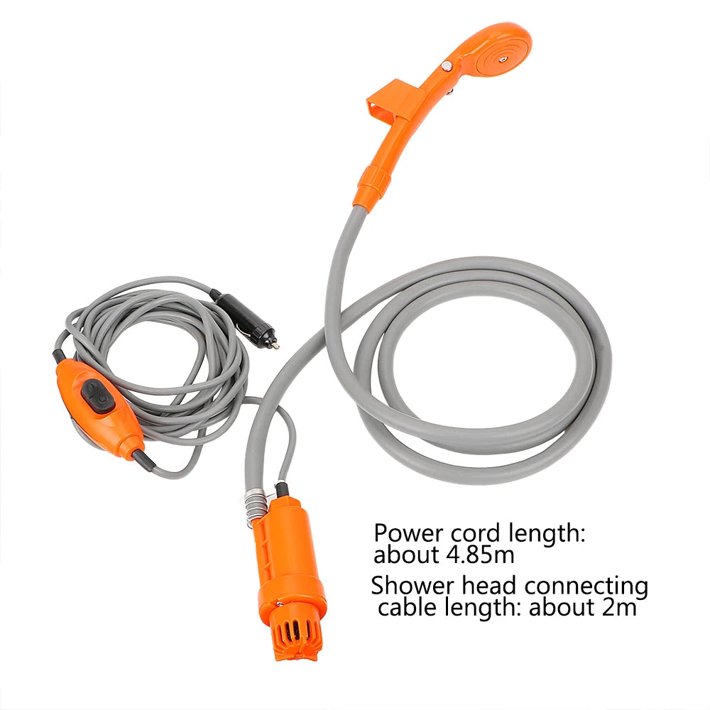 12V Outdoor Shower Car Washer Cleaning Tool