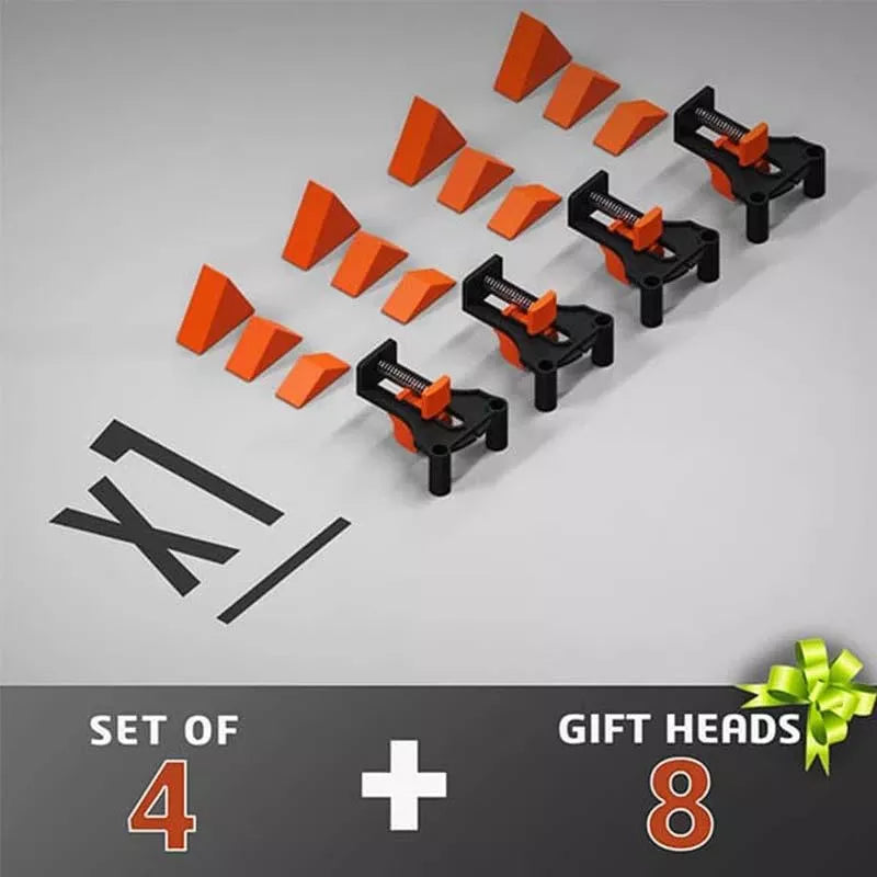 12PCS Clamp Set 60/90/120 Degrees Wood Angle