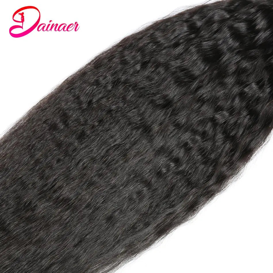 1/3/4 PCS 100% Human Kinky Hair Weave Bundles