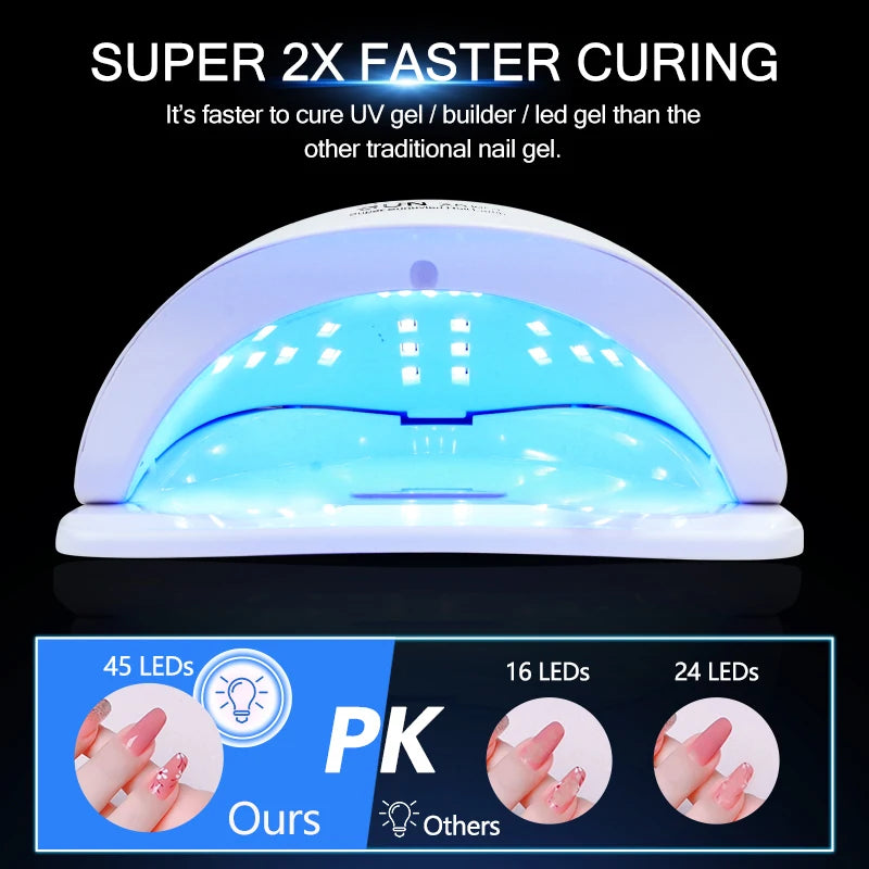 UV LED Lamp for Nails with Memory Function