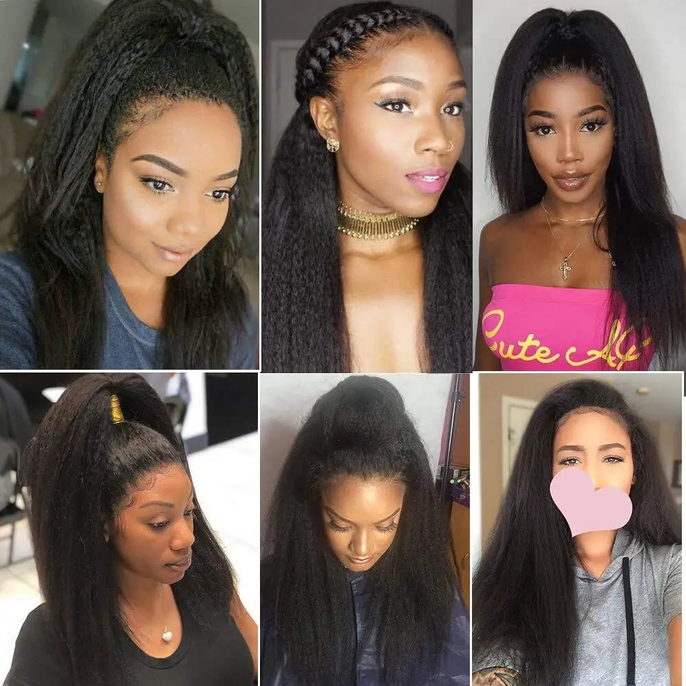 1/3/4 PCS 100% Human Kinky Hair Weave Bundles