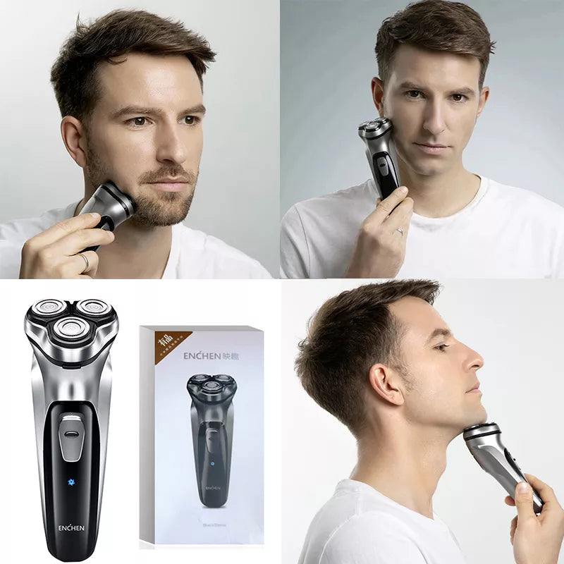 Black Stone Electric Face Shaver for Men