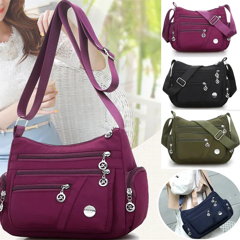 Large Capacity High Quality Nylon Waterproof Crossbody bag