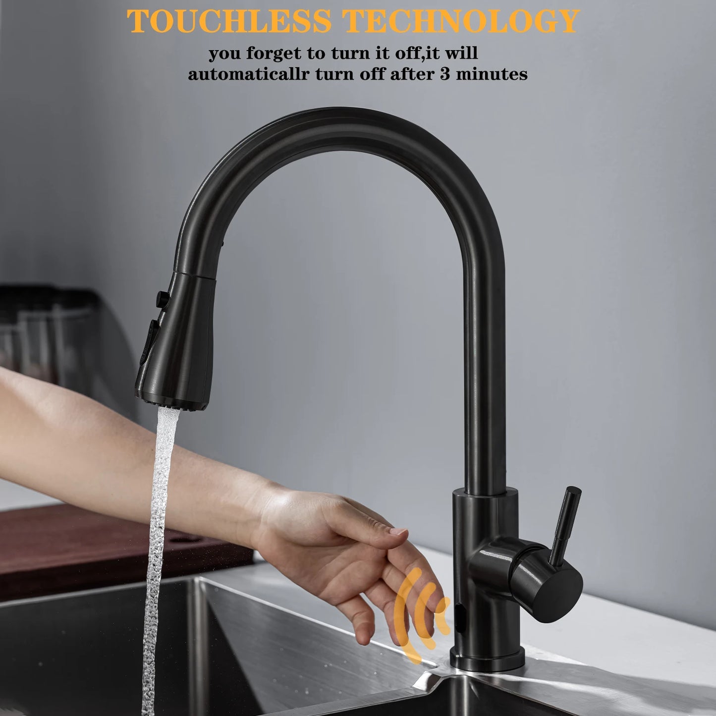 Smart Touchless Kitchen Faucet