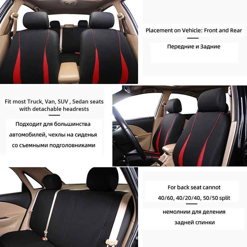 Universal Full Set Car Seat Covers Protector