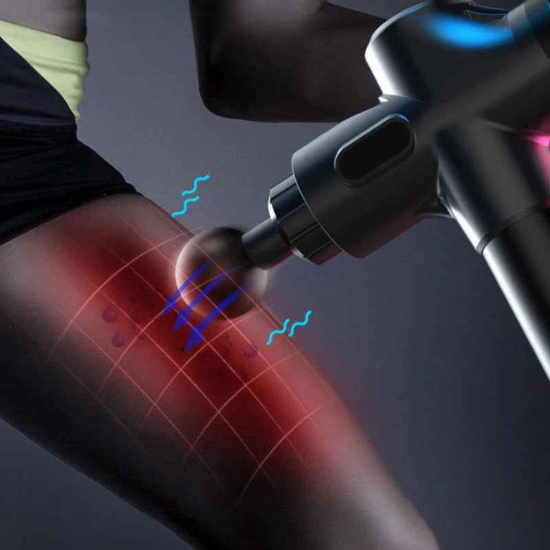 Deep-Tissue Muscle Massage Gun for Pain Relief