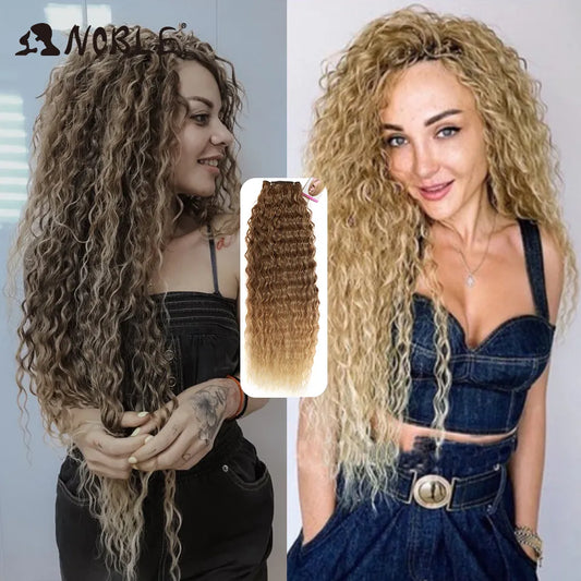 Kinky Curly Ombre Synthetic Hair Bundles