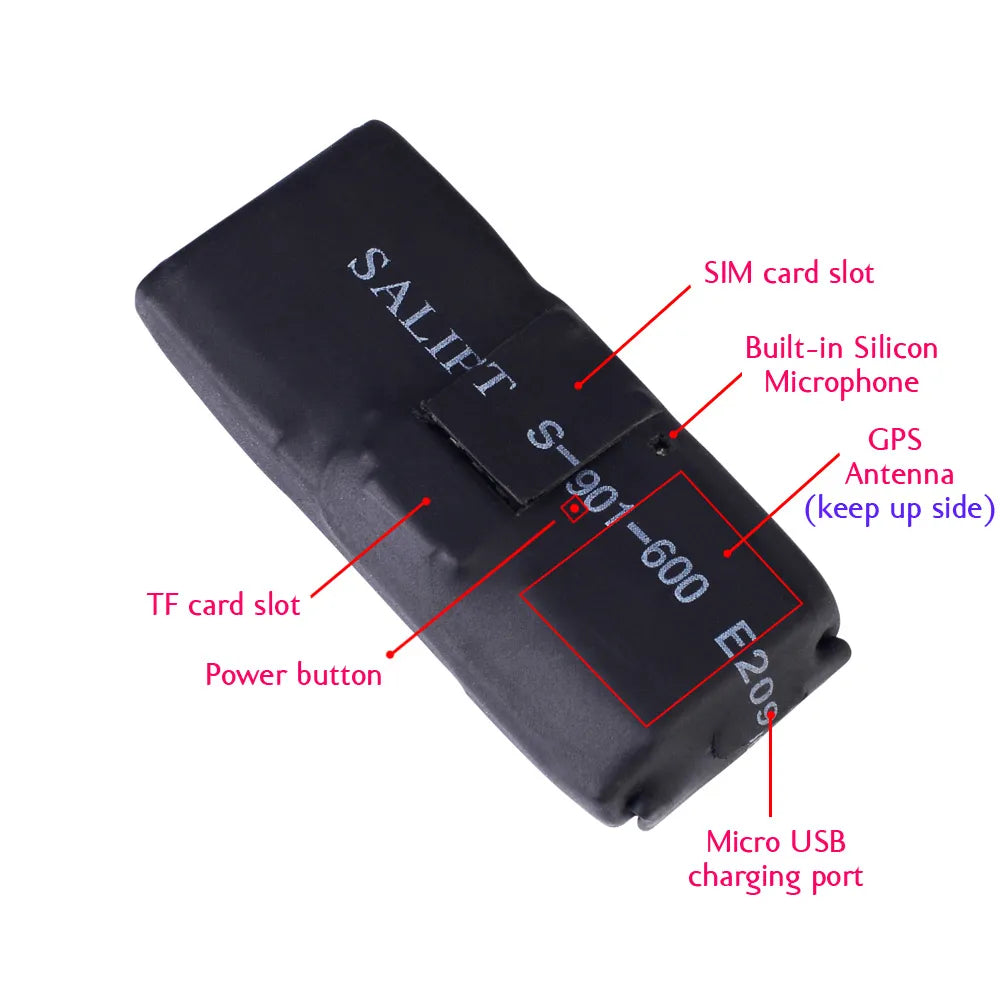 Most Powerful Super Mini GPS Tracker with Voice Recorder