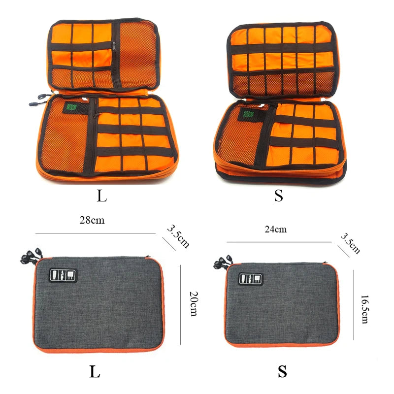 waterproof Ipad and Phone accessories organizer Bag