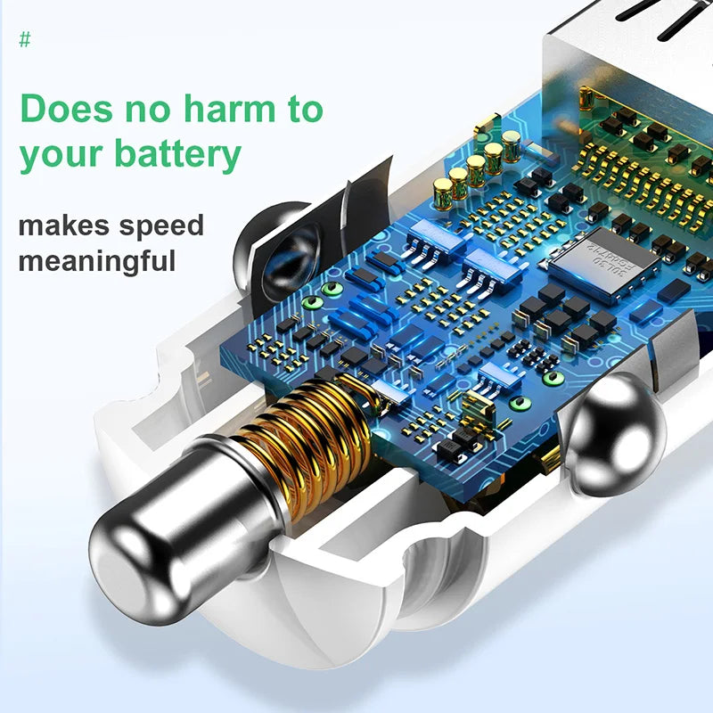 30W Car Fast Charger USB Type-C