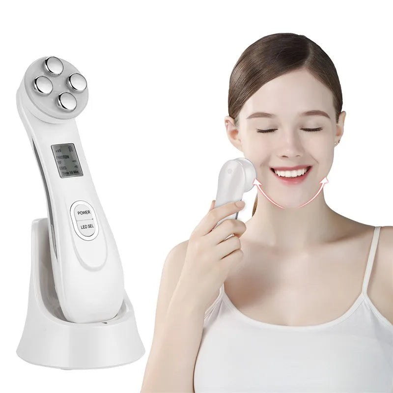 Microcurrent Facial Massager for Face Lifting and Tightening