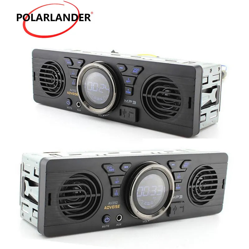 12V Bluetooth built-in 2-speaker car radio