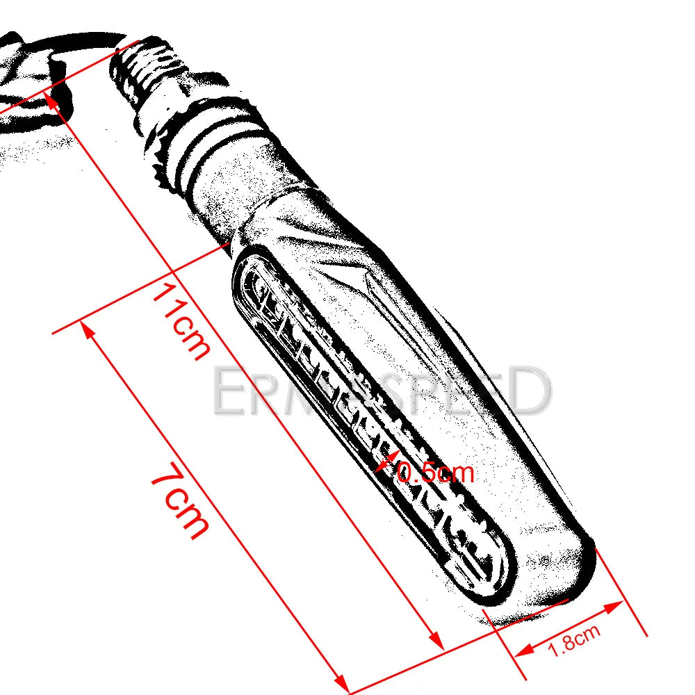 4PCS 12v Universal LED Motorcycle Turn Signal Light