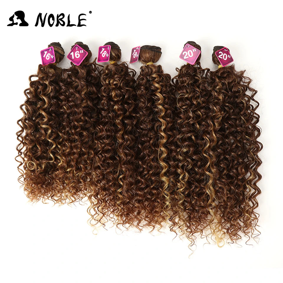 16-20 inch 7 pieces per lot Synthetic Afro Hair