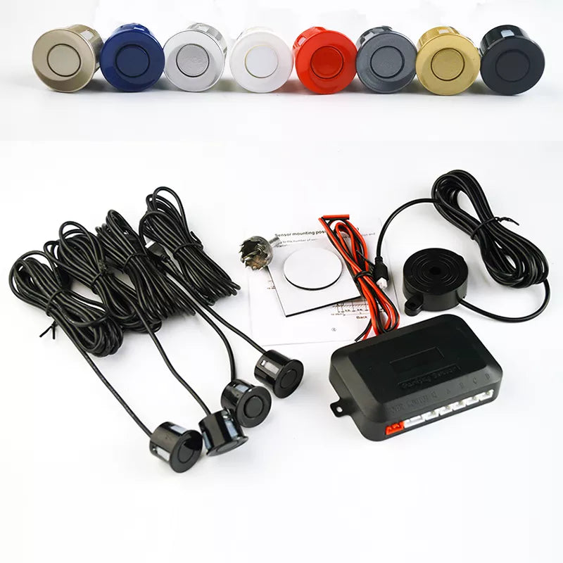 4 Sensors Buzzer 22mm Car Parking Sensor Kit