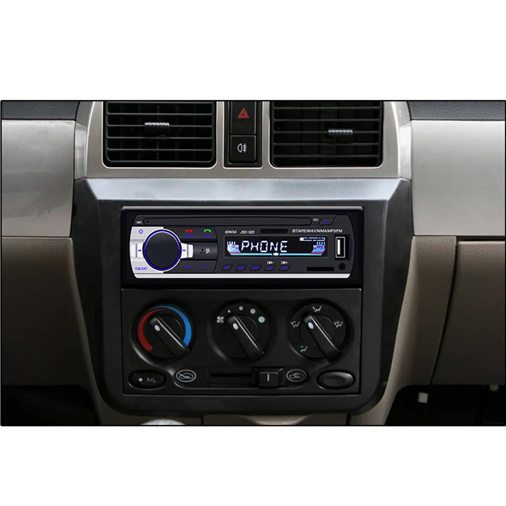 Digital Bluetooth Car Radio Stereo Player with In-Dash AUX Input