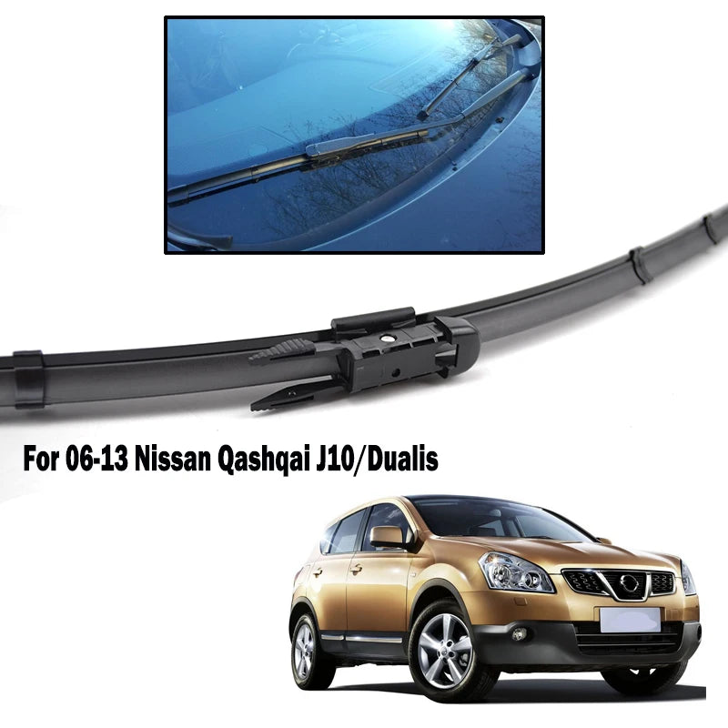 Front & Rear Wiper Blades Set For Nissan