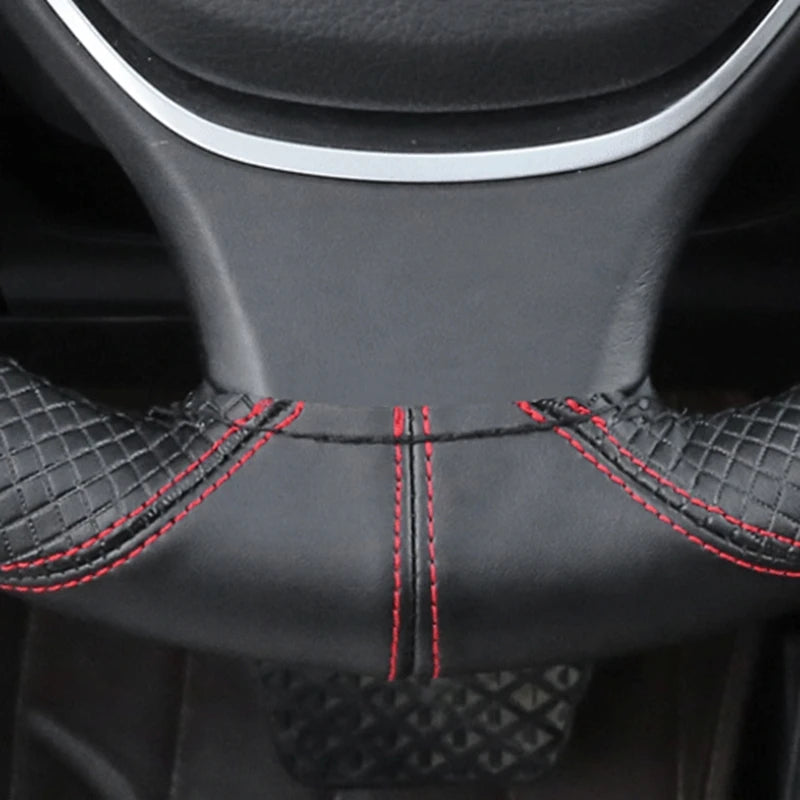 Soft Anti slip Genuine Leather Car Steering Wheel Cover