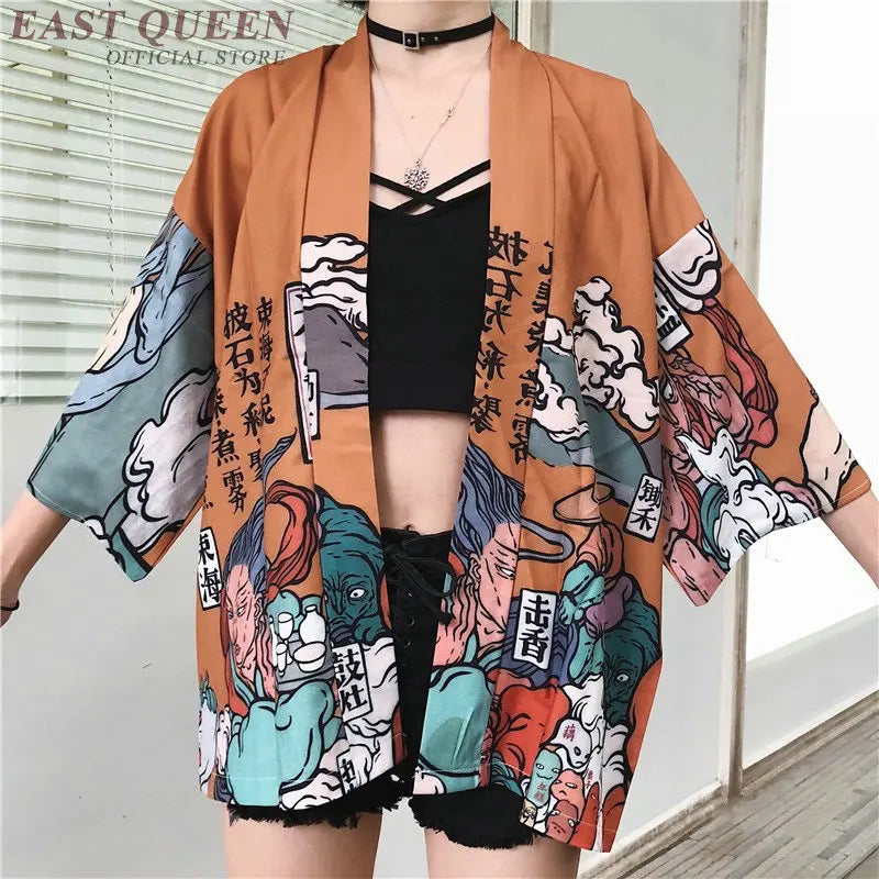 Harajuku kawaii shirt/ kimono